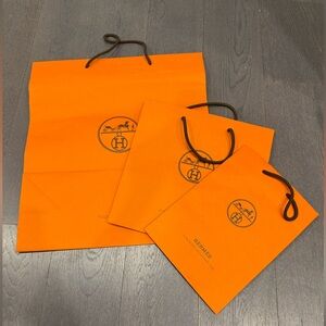 Hermes Shopping bags in different sizes 🛍️